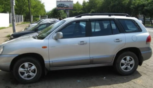 Дефлекторы окон (ветровики) Hyundai Santa Fe I 2000-2006 (Хюндай Санта Фе) Кобра Тюнинг