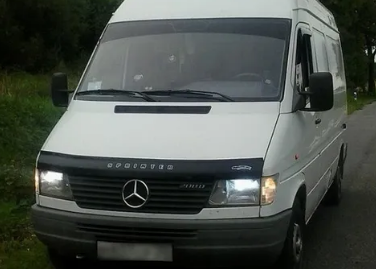 Дефлектор капота (мухобойка) Mercedes-Benz Sprinter (Br.901-905) с 1995 – 2002 г.в. (Мерседес Спринтер) Вип Тюнинг